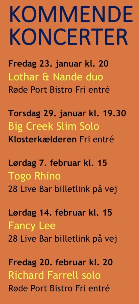 RoskildeBeat Koncerter 2026